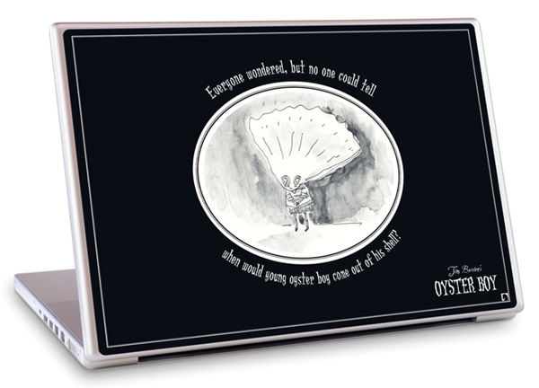 Cover for GelaSkins: Tim Burton: Oyster Boy (15" Laptop) (17-007)