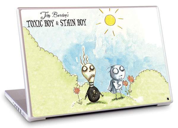 Cover for GelaSkins: Tim Burton: Toxic Boy & Stain Boy (15" Laptop) (17-017)