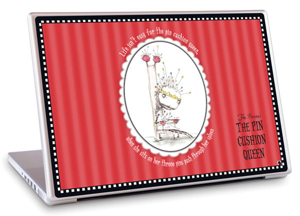 Cover for GelaSkins: Tim Burton: Pin Cushion Queen (15" Laptop) (17-022)