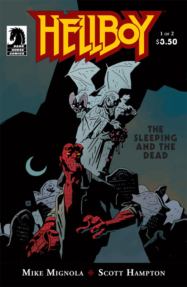 Cover for Hellboy: The Sleeping and the Dead #1 (Mike Mignola cover) (17-282)