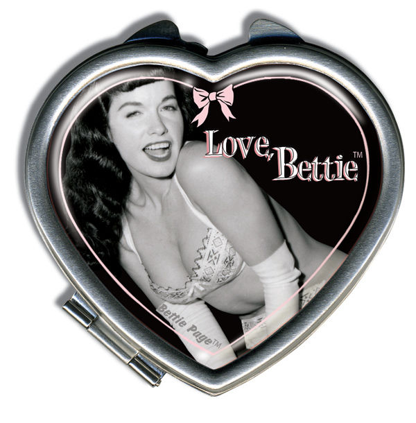 Cover for Retro-A-Go-Go Bettie Page Love, Bettie Heart Compact (17-472)