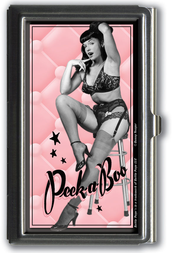 Cover for Retro-A-Go-Go Bettie Page Peek-a-Boo! Small Case (17-482)