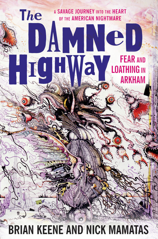 Cover for The Damned Highway: Fear and Loathing in Arkham (17-593)