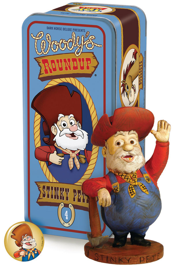 Cover for Toy Story: Woody's Roundup #4—Stinky Pete statue (17-959)