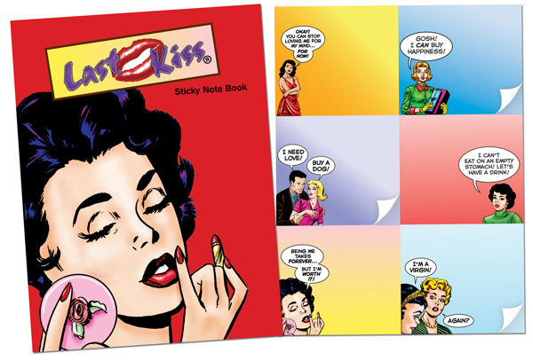 Cover for Last Kiss Sticky Note Book (18-109)
