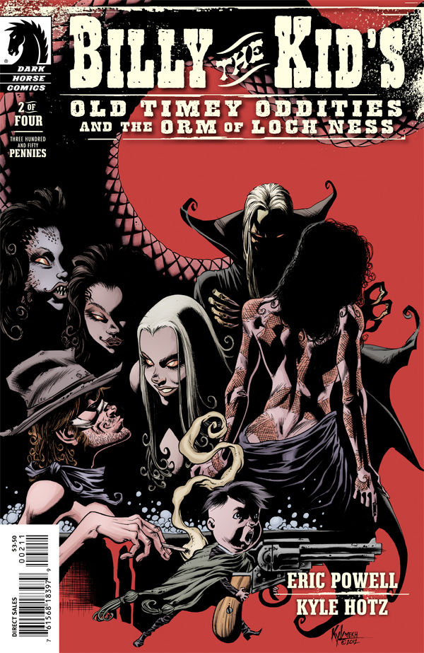 Cover for Billy the Kid's Old Timey Oddities and the Orm of Loch Ness #2 (18-564)