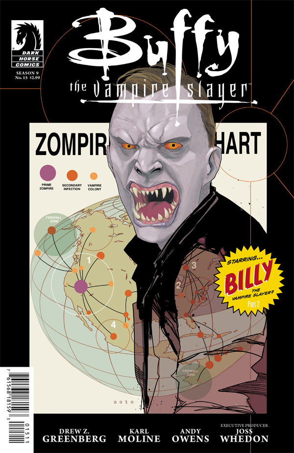 Cover for Buffy the Vampire Slayer Season 9 #15 (Phil Noto cover) (18-855)
