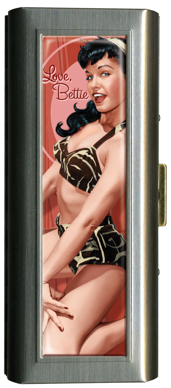 Cover for Retro-A-Go-Go Bettie Page Cherry Red Personal Case (18-981)