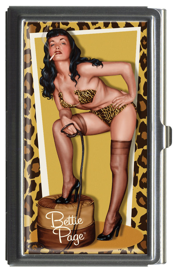 Cover for Retro-A-Go-Go Bettie Page Golden Leopard Small Case (18-990)