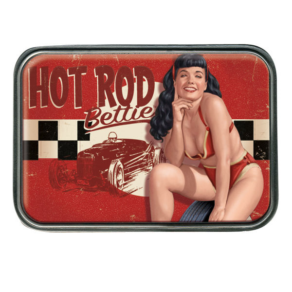 Cover for Retro-A-Go-Go Bettie Page Hot Rod Belt Buckle (18-994)