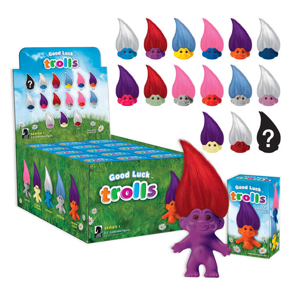 Cover for Good Luck Trolls Mystery Box Assortment Display Case (19-687)