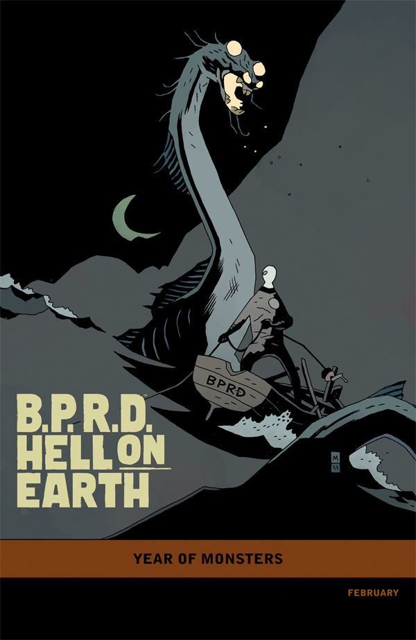 Cover for B.P.R.D. Hell on Earth: The Long Death #1 (Mike Mignola variant cover) (20-232)