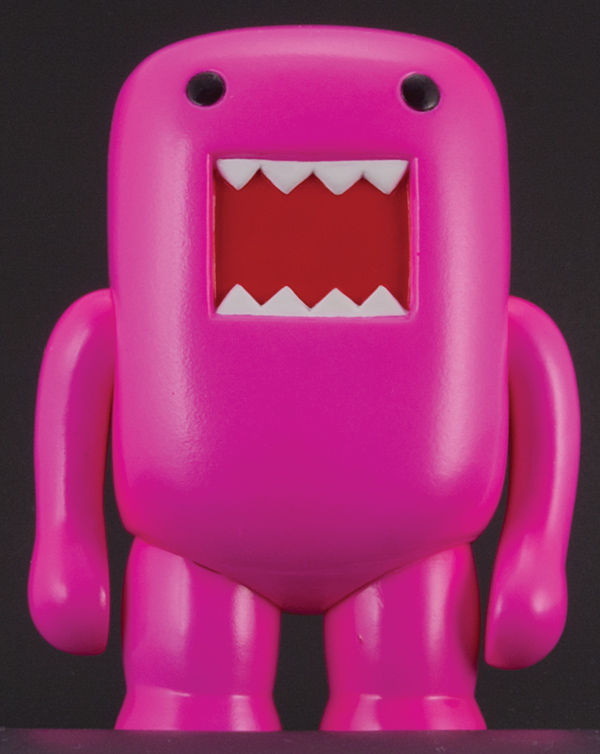 Cover for 4” Domo Vinyl Figure: Black Light Pink (20-725)
