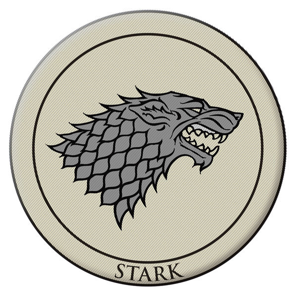 Cover for Game of Thrones Embroidered Patch: Stark (21-114)