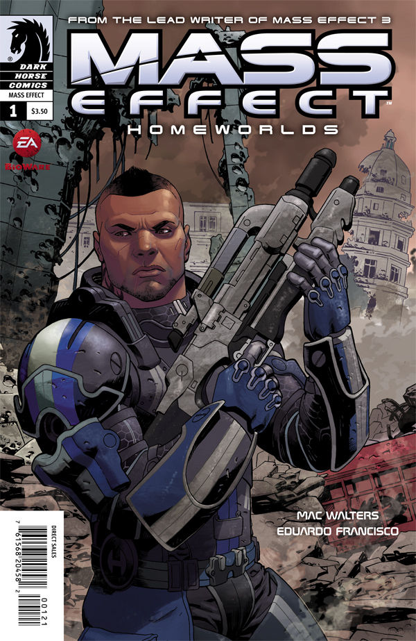 Cover for Mass Effect: Homeworlds #1 (Mike Hawthorne Variant cover) (21-310)
