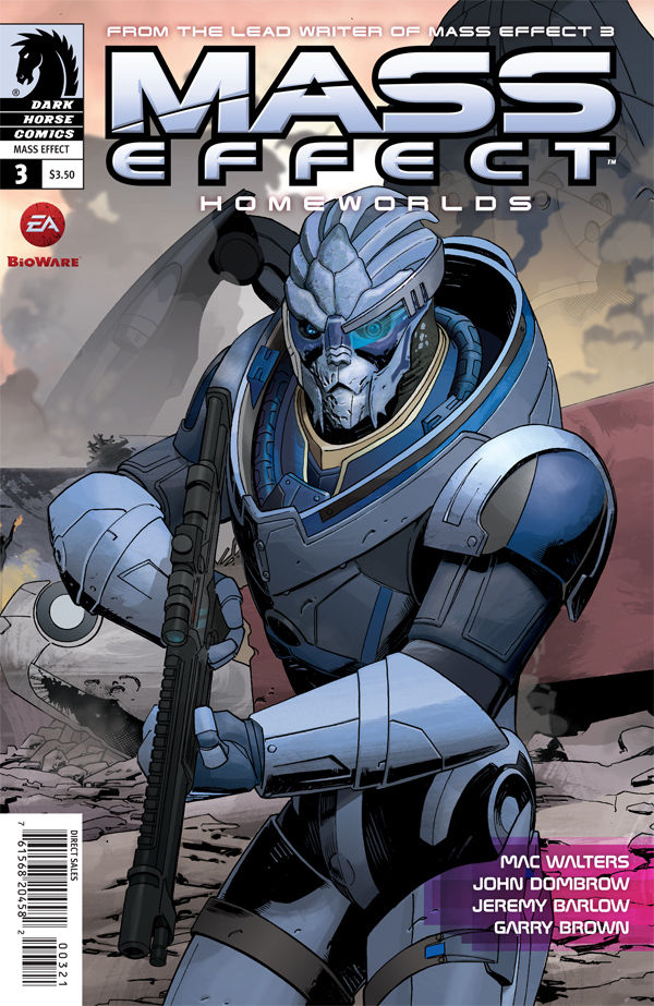 Cover for Mass Effect: Homeworlds #3 (Mike Hawthorne variant cover) (21-312)