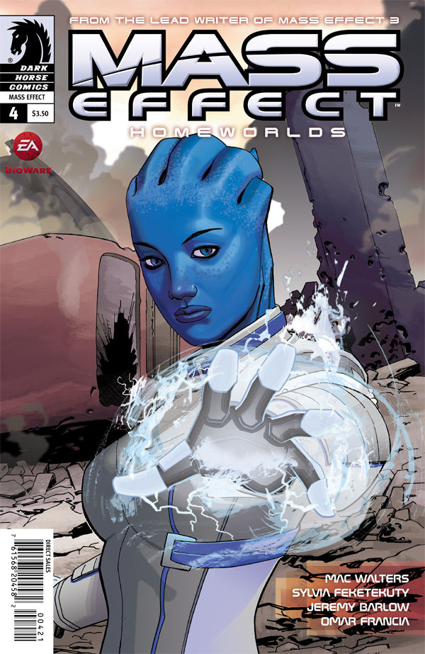 Cover for Mass Effect: Homeworlds #4 (Mike Hawthorne variant cover) (21-313)