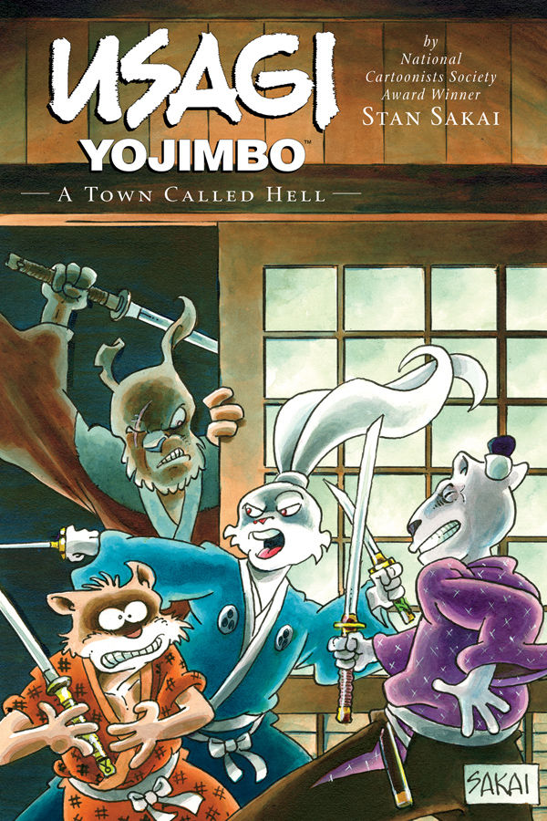 Cover for Usagi Yojimbo Volume 27: A Town Called Hell TPB (21-506)