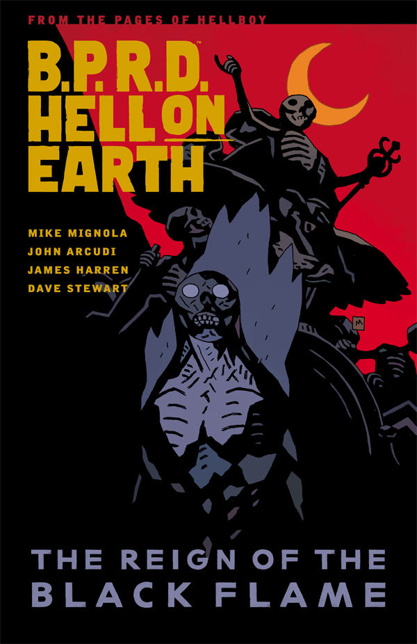 Cover for B.P.R.D. Hell on Earth Volume 9: The Reign of the Black Flame TPB (21-534)