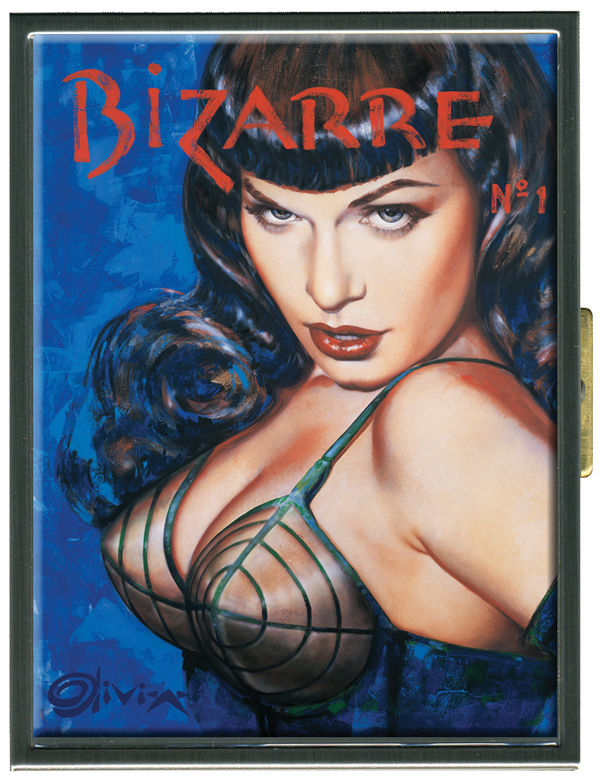 Cover for Retro-A-Go-Go Olivia Bettie Page Bizarre Cigarette Case (21-746)