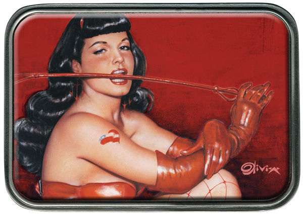 Cover for Retro-A-Go-Go Olivia Bettie Page Red Devil Belt Buckle (21-749)