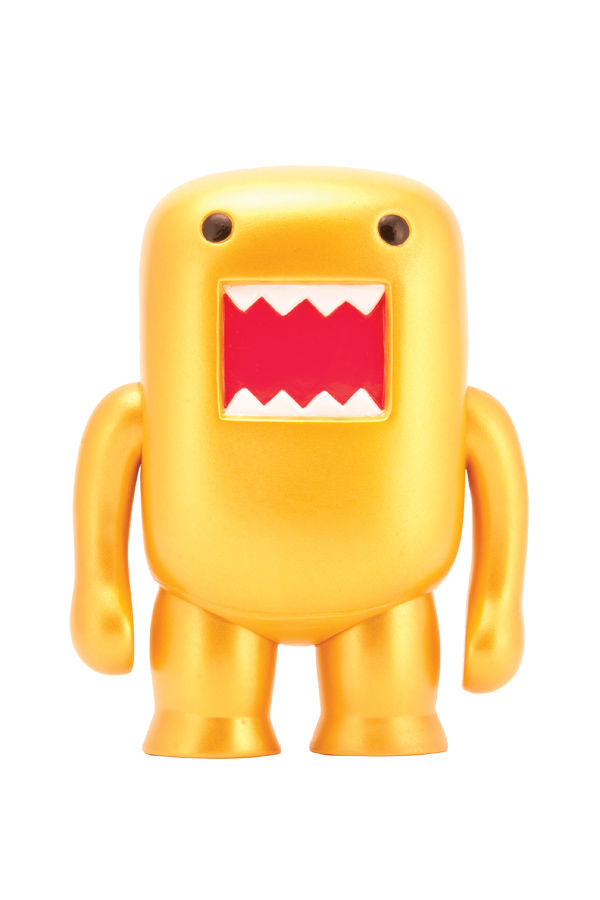 Cover for 4" Domo Metallic Vinyl Figure: Gold (21-972)