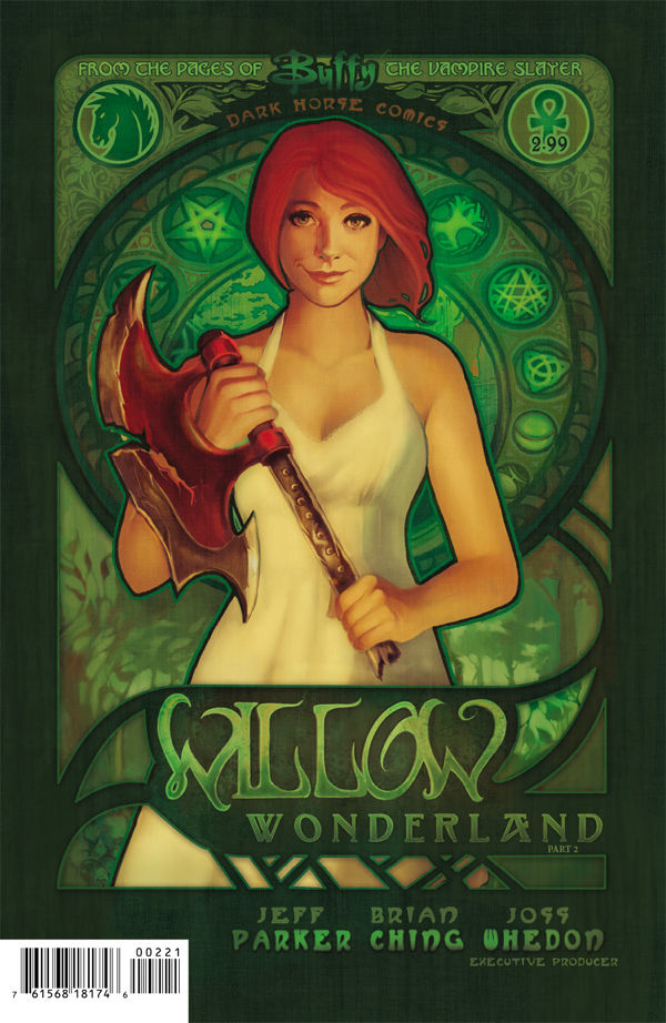 Cover for Buffy the Vampire Slayer: Willow—Wonderland #2 (Megan Lara variant cover) (22-107)