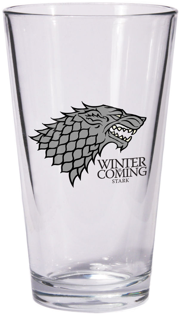 Cover for Game of Thrones Pint Glass: Stark Sigil (22-424)