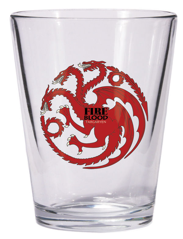 Cover for Game of Thrones Shot Glass: Targaryen Sigil (22-427)