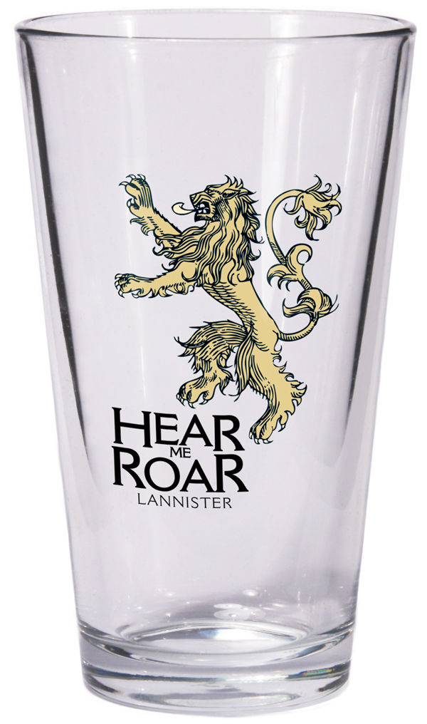 Cover for Game of Thrones Pint Glass: Lannister Sigil (22-430)