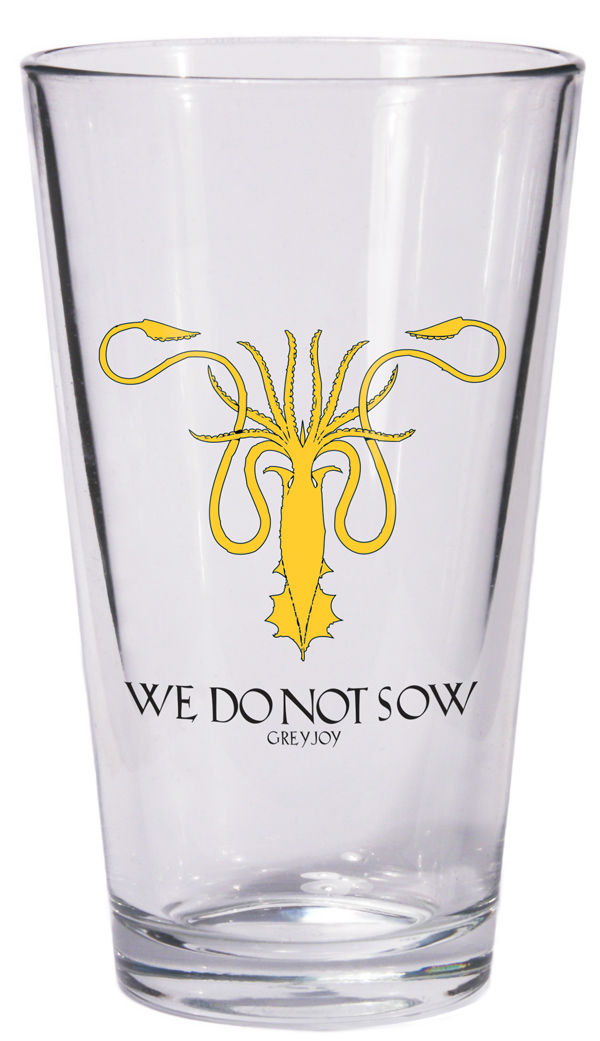 Cover for Game of Thrones Pint Glass: Greyjoy Sigil (22-431)