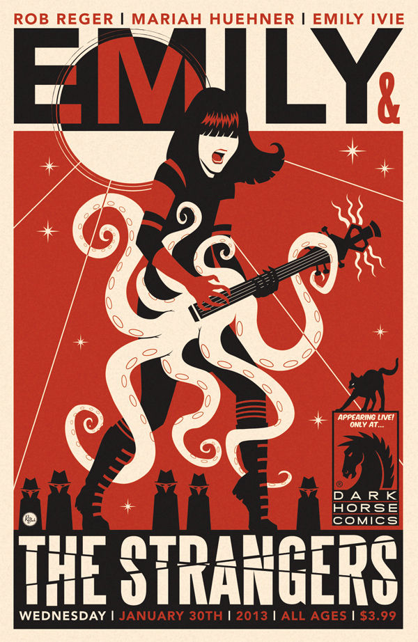 Cover for Emily and the Strangers (R. Black variant cover) #1 (22-738)