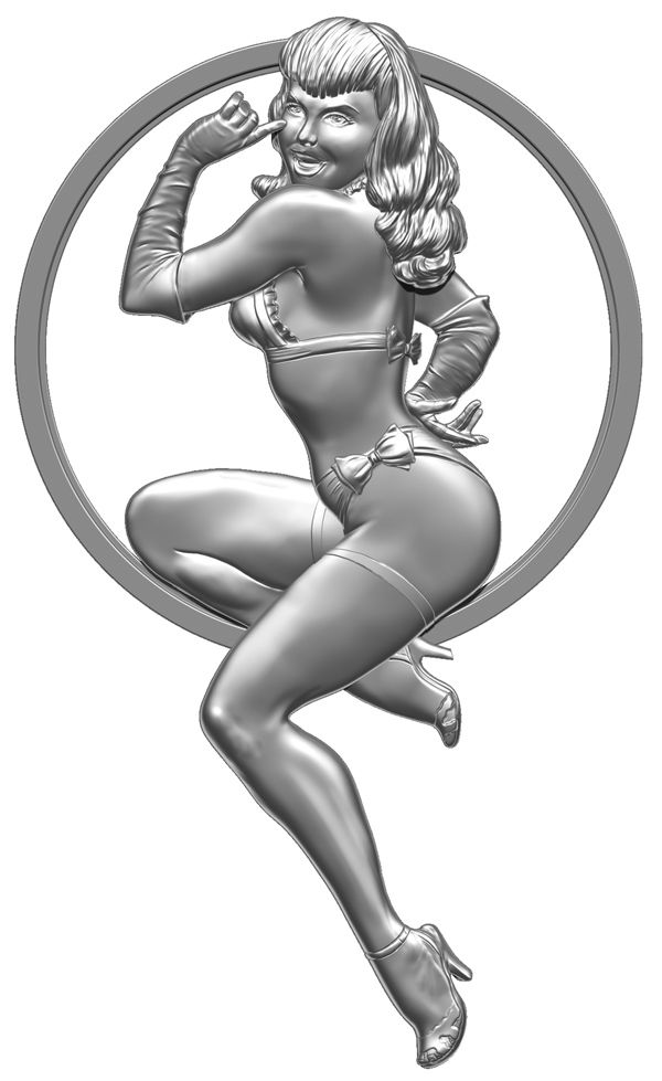 Cover for Bettie Page: Girl of Our Dreams Sculpted Metal Pin (22-969)