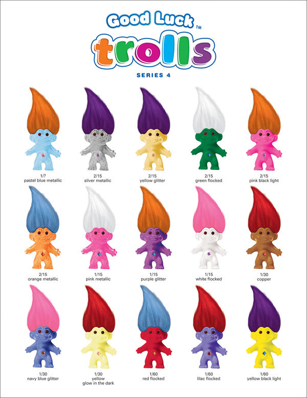 Cover for Good Luck Trolls Mystery Box Assortment Series 4 (23-247)