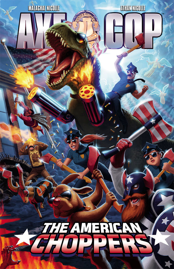 Cover for Axe Cop Volume 6: The American Choppers TPB (23-839)