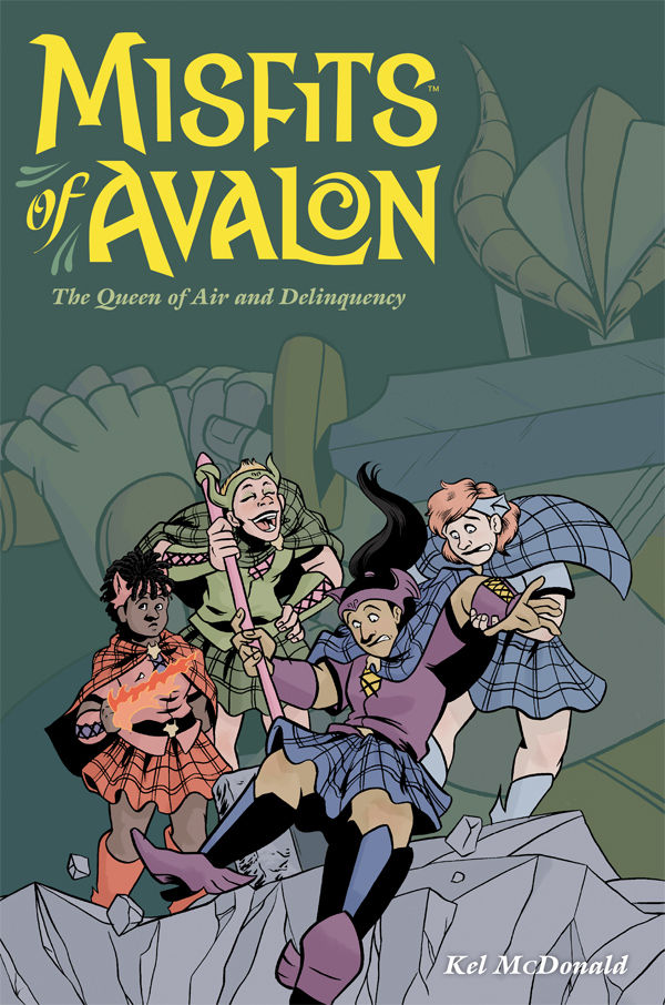 Cover for Misfits of Avalon Volume 1: The Queen of Air and Delinquency TPB (23-900)