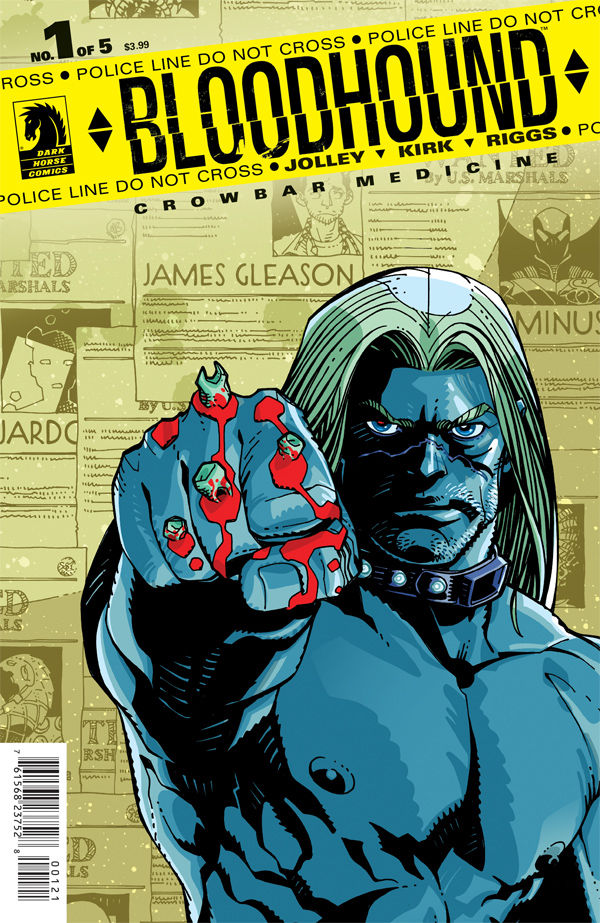 Cover for Bloodhound: Crowbar Medicine #1 (Cully Hamner variant cover) (24-404)