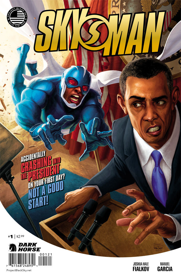 Cover for Skyman #1(Freddie Williams II and Dan Scott variant cover) (25-228)