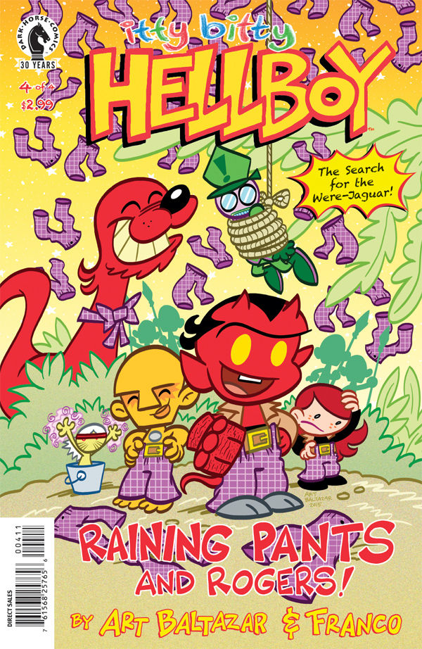 Cover for Itty Bitty Hellboy: The Search for the Were-Jaguar #4 (25-768)