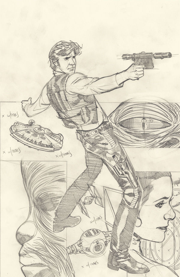 Cover for Star Wars: Rebel Heist #1 (Adam Hughes ultra variant cover) (26-112)