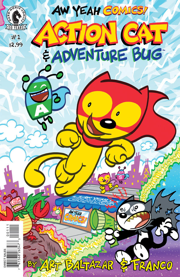 Cover for Aw Yeah Comics: Action Cat & Adventure Bug! #1 (26-347)