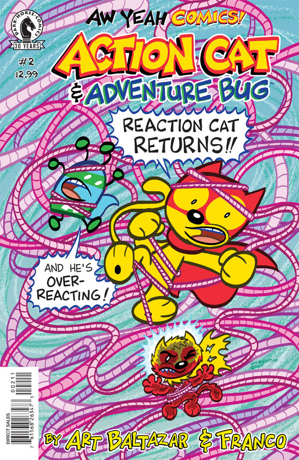 Cover for Aw Yeah Comics: Action Cat & Adventure Bug! #2 (26-348)