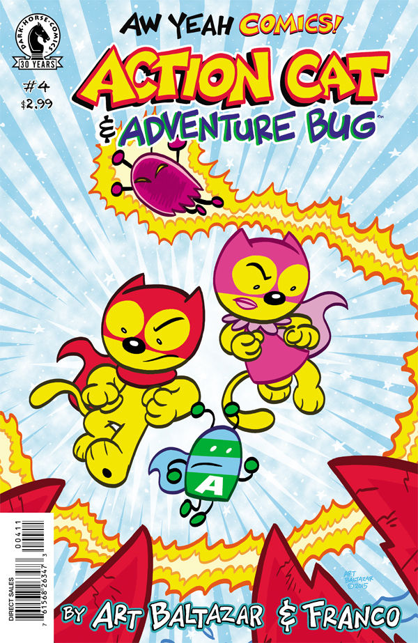 Cover for Aw Yeah Comics: Action Cat & Adventure Bug #4 (26-350)