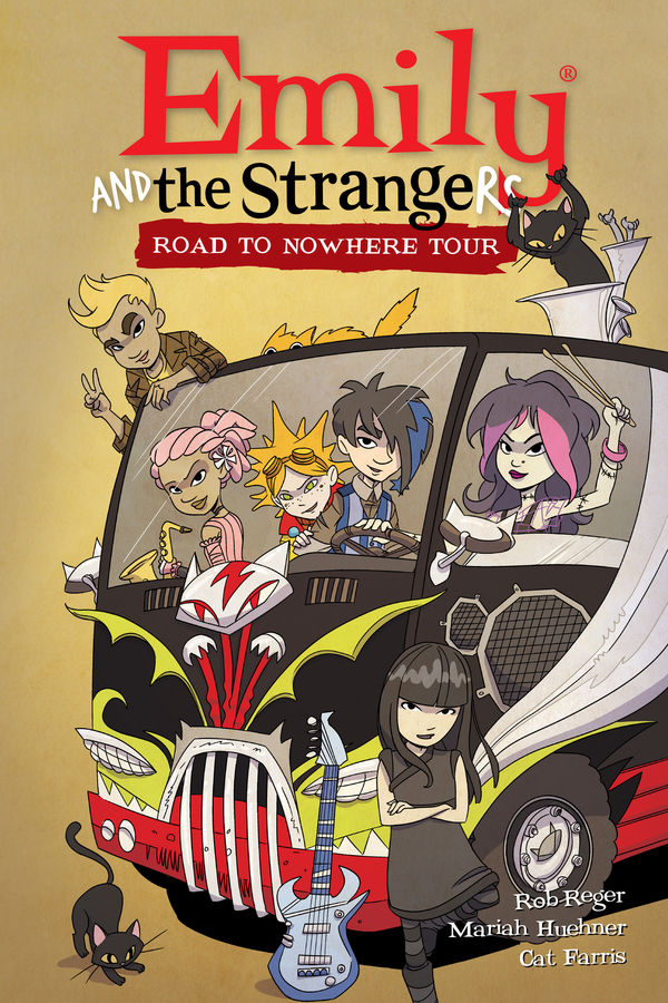 Cover for Emily and the Strangers Volume 3: Road to Nowhere Tour HC (26-641)