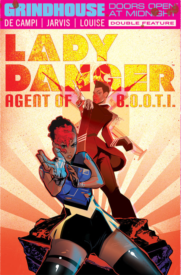 Cover for Grindhouse: Doors Open at Midnight Double Feature Volume 4--Lady Danger & Nebulina TPB (26-755)