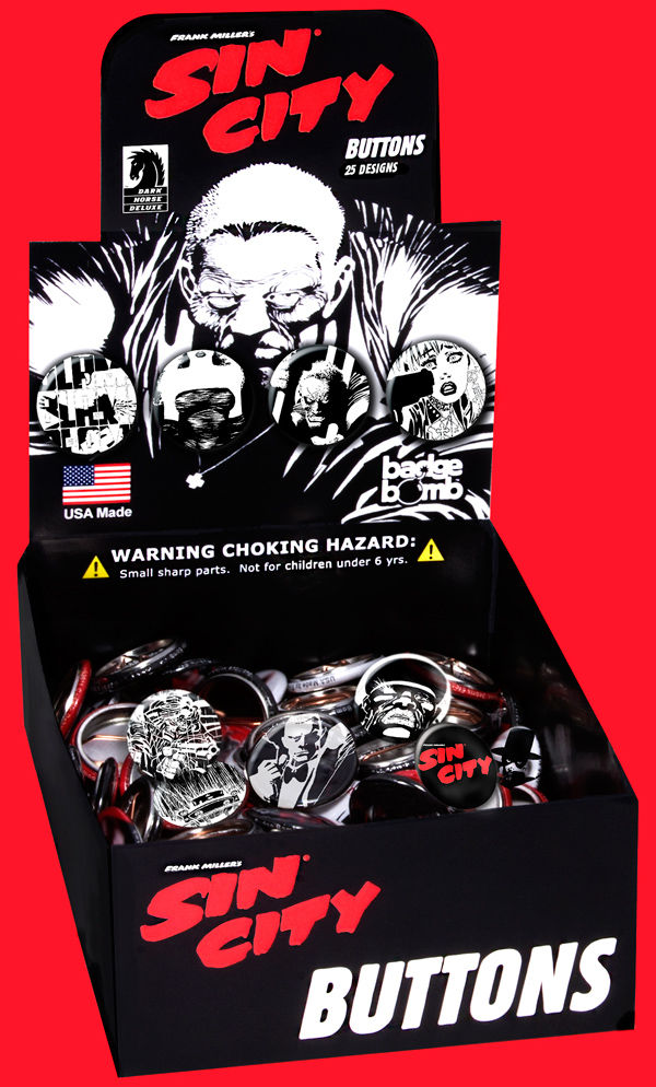 Cover for Sin City Buttons Counter Display (27-042)