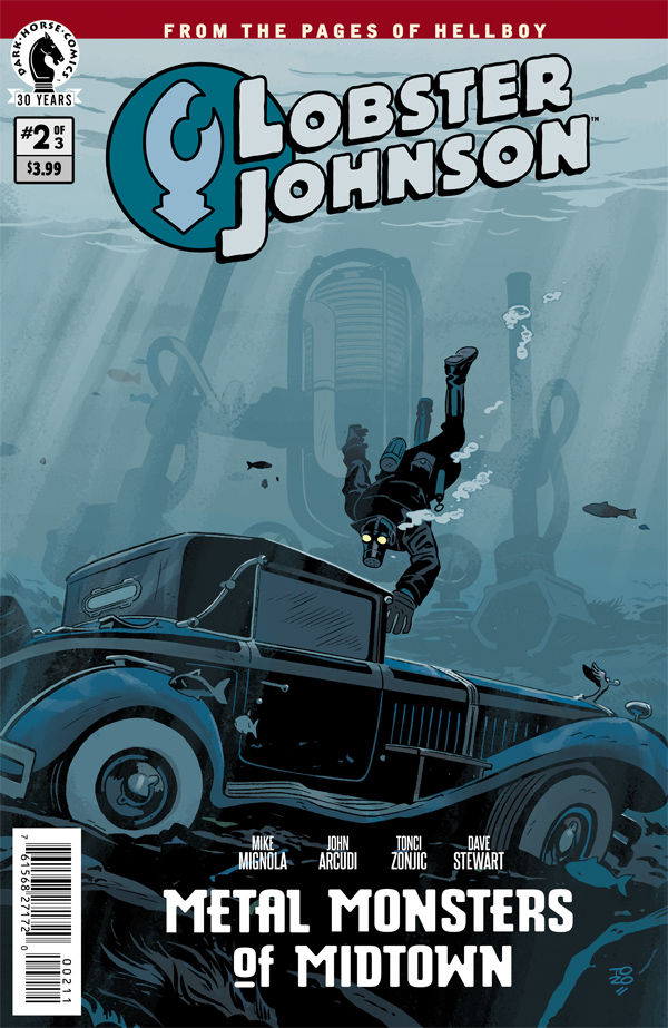 Cover for Lobster Johnson: Metal Monsters of Midtown #2 (27-173)