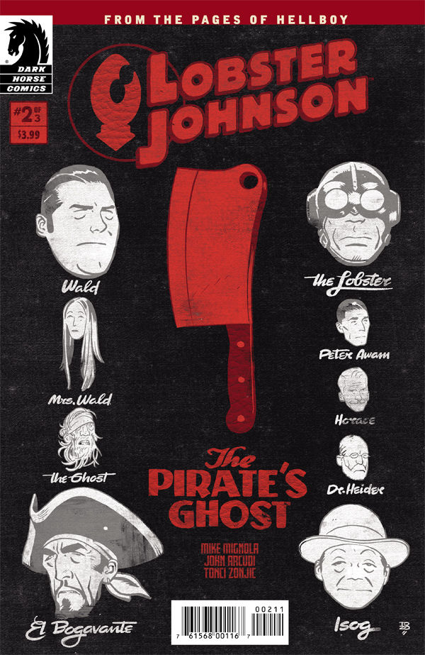 Cover for Lobster Johnson: The Pirate’s Ghost #2 (27-176)