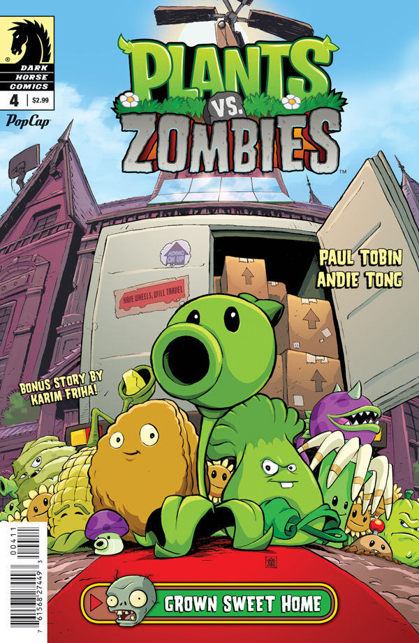 Cover for Plants vs. Zombies #4: Grown Sweet Home (27-452)