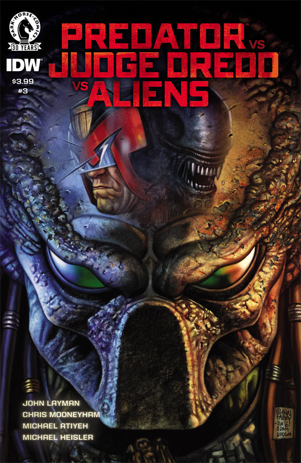 Cover for Predator vs. Judge Dredd vs. Aliens #3 (27-555)